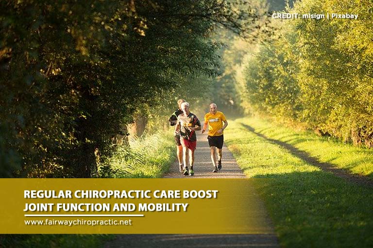 Regular chiropractic care boost joint